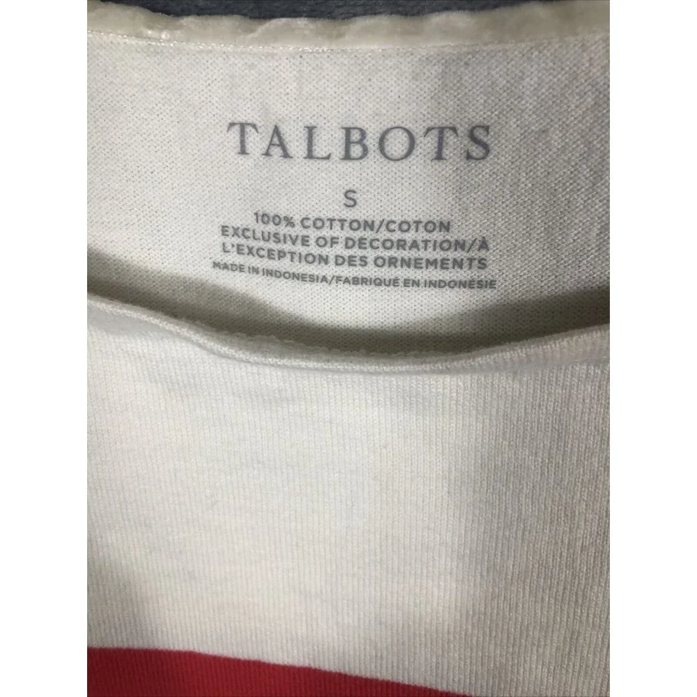 Talbots Sweater Pull Over Women’s  Authentic Adult Size Small 100% Cotton - Picture 5 of 14